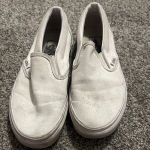 Vans Classic White Slip-On Shoes